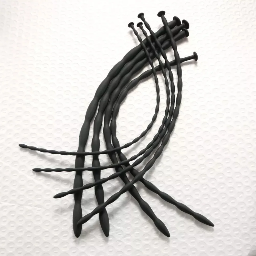 Long Silicone Penis Plug Stretcher Urethral Tube Dilator Insert Sounding Enhance Horse Eye Stimulation Adult Sex Toys for Men-penis sex toys
