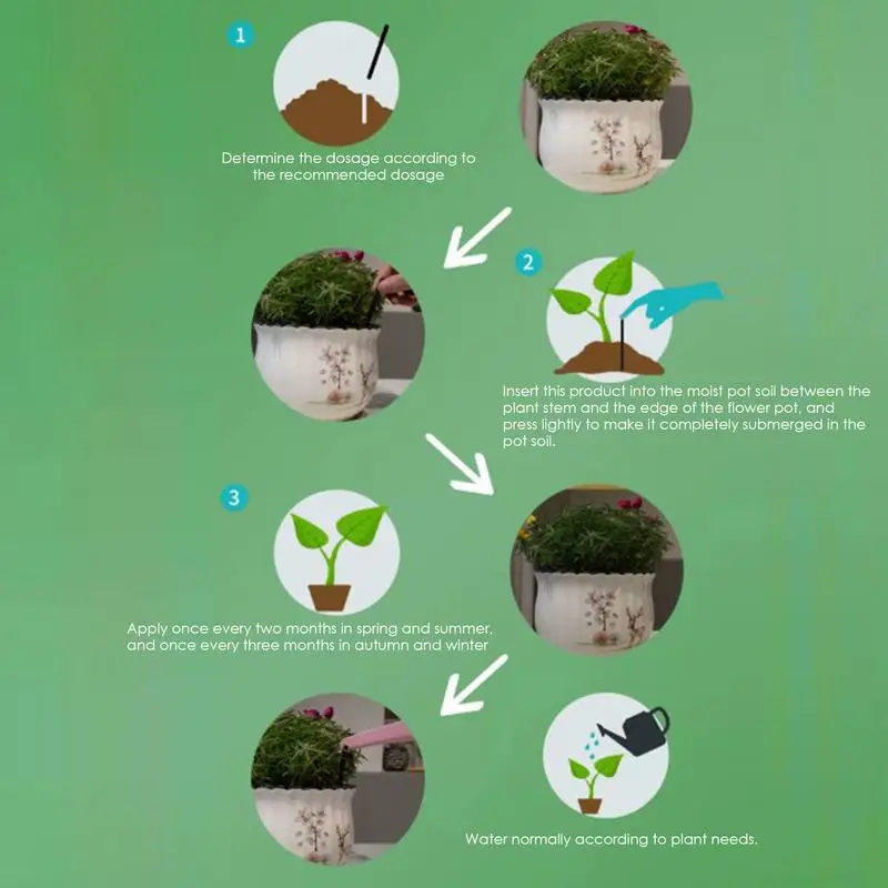 Plant Fertilizer Bars Plant Food Spikes Universal Growth Enhancer Supplement Expanded Fruit Rapid Rooting Nutrition Bars