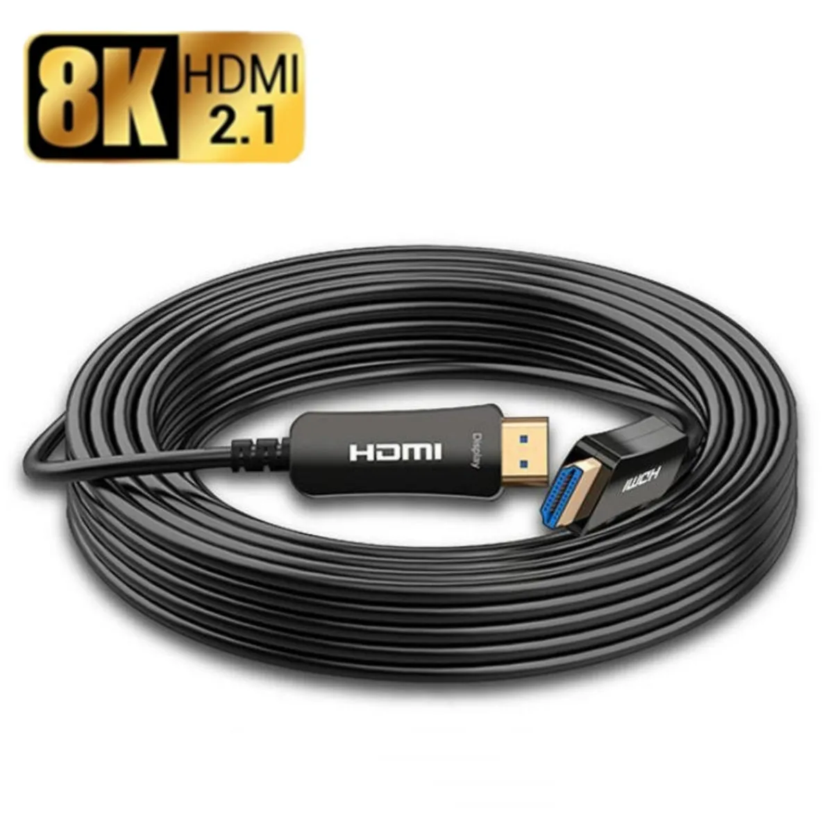 

HDMI 2.1-compatible Optical Cable 8K@60Hz 4K@120Hz Fiber Optic Cable 48Gbps HDR HDCP 50m 70m 100m for HD TV Box Projector Ps3/4