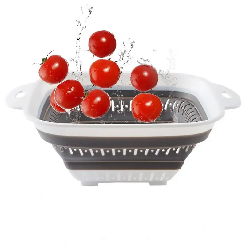 

Дуршлаг для кухни, складная корзина для мытья фруктов, кухонный инструмент, дуршлаг для шпината, салатов, Листьев, фруктов и свежих овощей