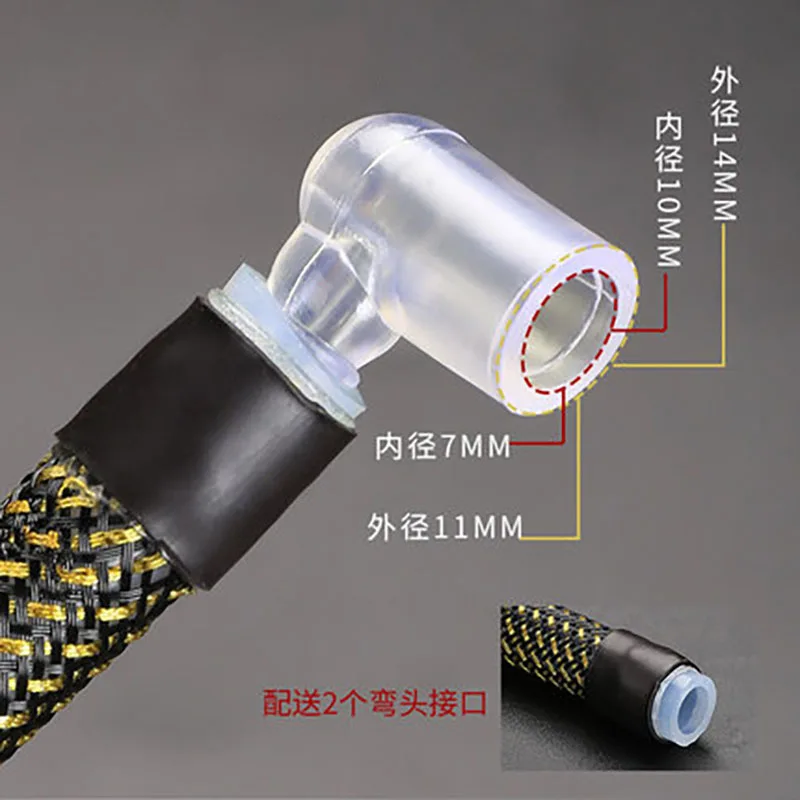 Tea tray drainage pipe with water suction ball Kung Fu tea set accessories tea table lower water pipe silicone hose tea ceremony