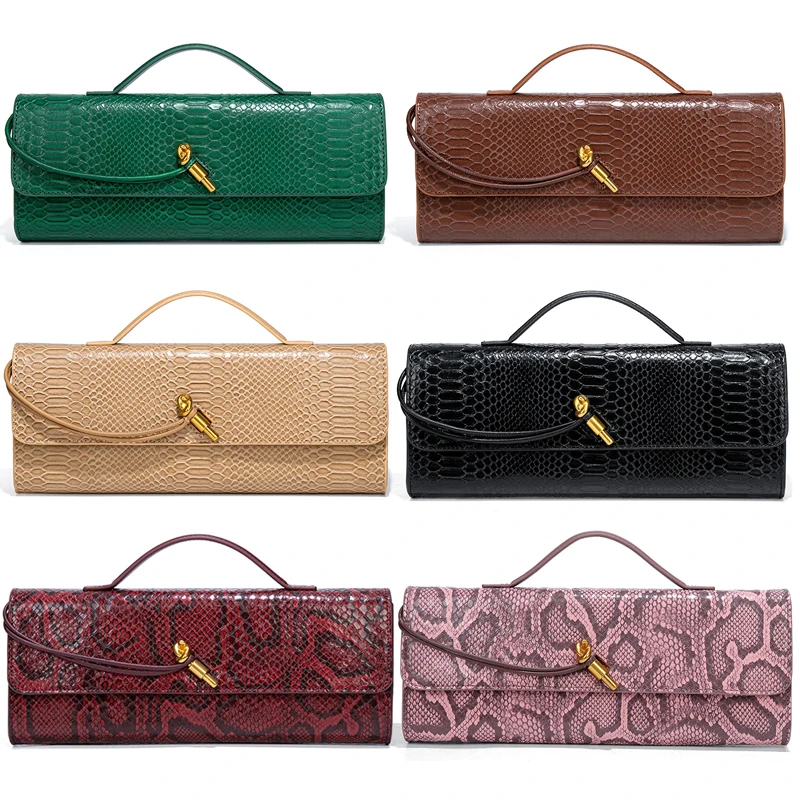 Women's Clutch Bag Purses for Women Leather Evening Handbags Shoulder Handbag Formal Satchel Crossbody Purse Party Bag - 5