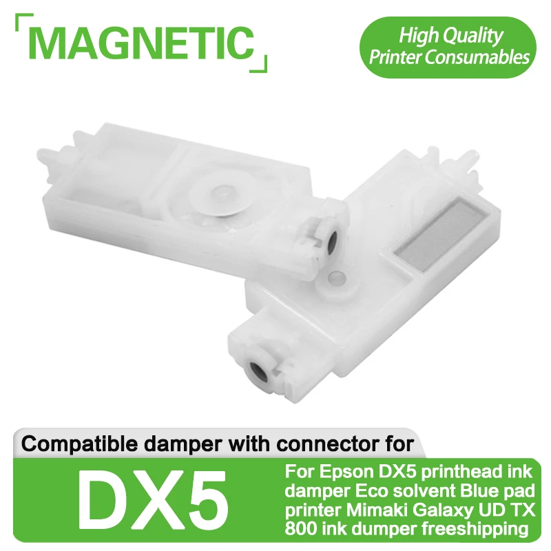 

NEW For Epson DX5 printhead ink damper Eco solvent Blue pad printer Mimaki JV33 JV5 Galaxy UD TX800 ink dumper freeshipping