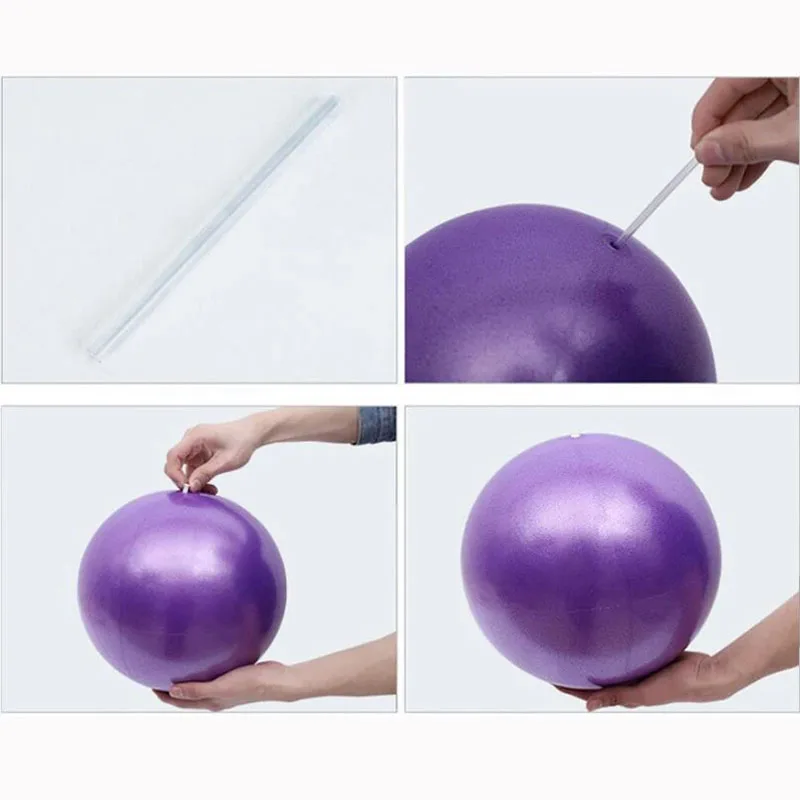 25cm Mini Yoga Ball Fitness Pilates Reduce Fat Ball Thick Explosion-proof PVC Non Slip Gym Home Training Workout Exercise yoga ball gymnastics ball