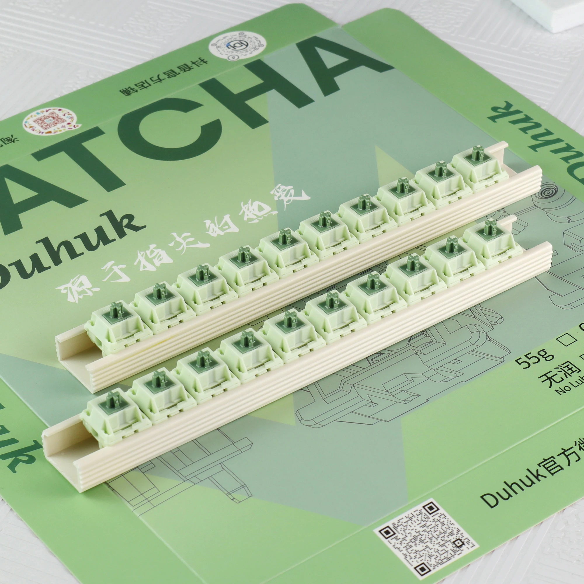 Duhuk-interruptor Linear Lumia Matcha para Teclado Mecânico Não ou Pré-lubed Rgb Smd v4 Pro 55g 63.5g mx Tc308 - Imagem 3