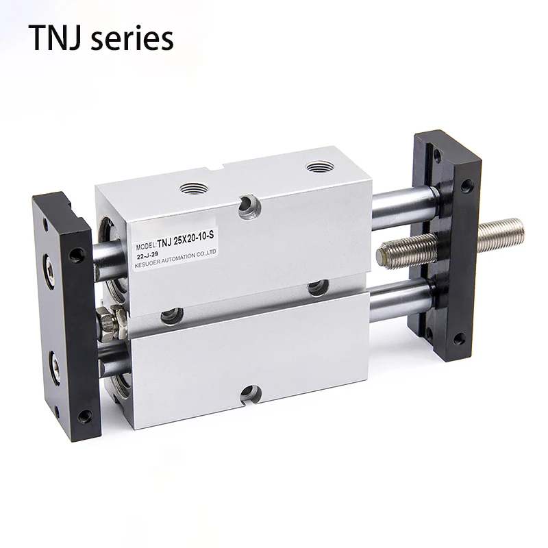 

Pneumatic Double Shaft Double Rod TNJ Adjustable Stroke Cylinder TN10/16/20/25/32 mm Bore 20/30/40/50/75/100 mm Stroke.