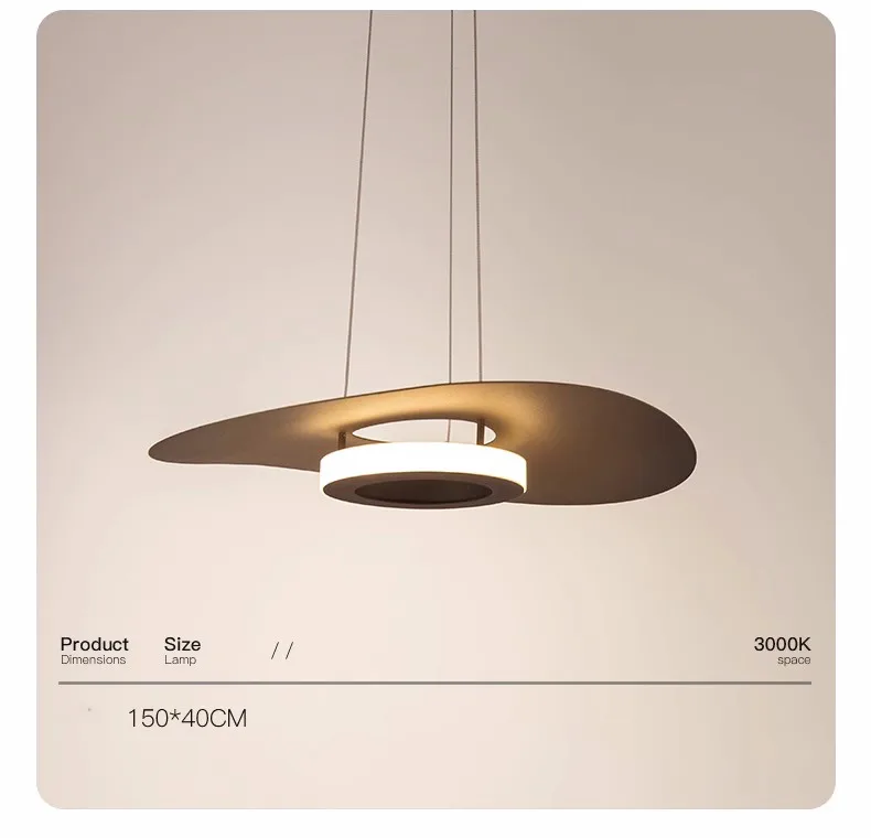 Pendant Light - Nordic LED Changeable Light Metal Lamp Image 8