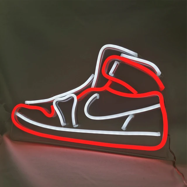 opgraven Hong Kong De schuld geven Sneakers Decoration Home Led | Sneakerhead Neon Sign | Neon Nike Decoration  - Led Neon - Aliexpress
