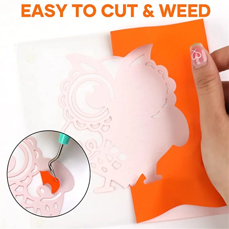 HTVRONT 20/14 팩 12inX3ft/30X90cm Cricut 티셔츠 인쇄용 PU 열전달 비닐 롤 HTV 필름에 DIY 철 쉽게 절단 가능