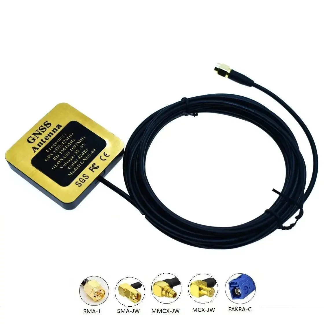 Antenna Signal Booster Hf Antenna Qrp Antenna Wifi Antenna Ham Radio Antenna Soft Antenna Lora Antenna Outdoor Antenna Shortwave Antenna Lte Antenna Telescopic Antenna Two Way Radio Antenna Radio Antenna 4g Antenna 42dbi High Precision Four-star GNSS External Antenna GPS+BD+GLONASS+Galileo Satellite Signal Reciver 3m Cable Waterproof NEO-M8N