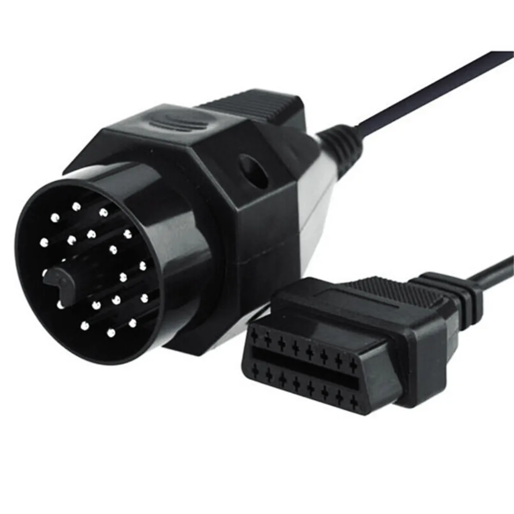 

for BMW 20Pin Cable OBD 2 Adapter E39 E30 X5 Z3 OBD2 Diagnostic Cable For BMW 20 Pin to 16Pin Female Connector