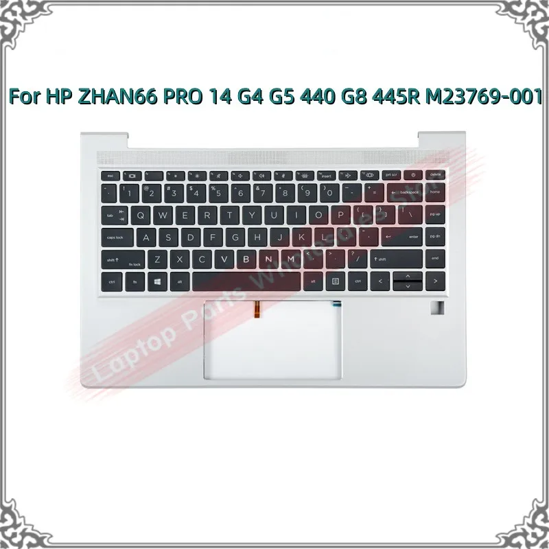 

Новая клавиатура с сенсорной панелью с корпусом C для HP ZHAN66 PRO 14 G4 G5 440 G8 445R оригинальная подсветка с клавиатурой