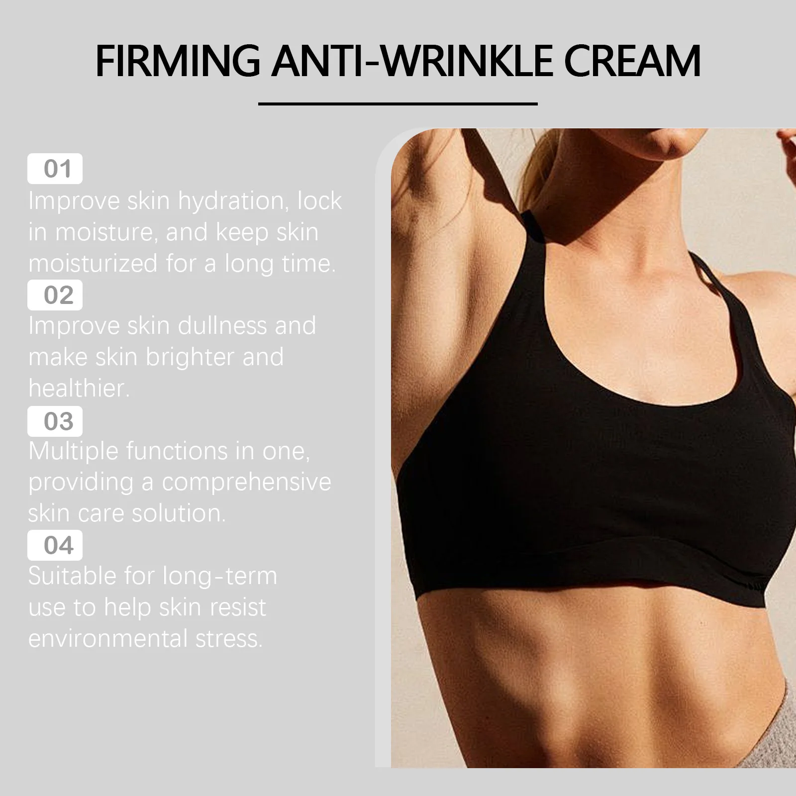 Body Lotion Moisturizer for Dry Black Skin Firming Tightening Reduce Fine Lines Refreshing Women Men Brightening Cream Original 6