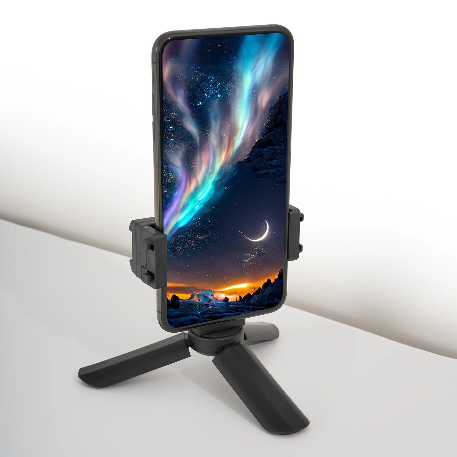 Portable Mini Table Tripod Stand with Phone Mount Holder for Mobile Phone iPhone Camera Video Watching