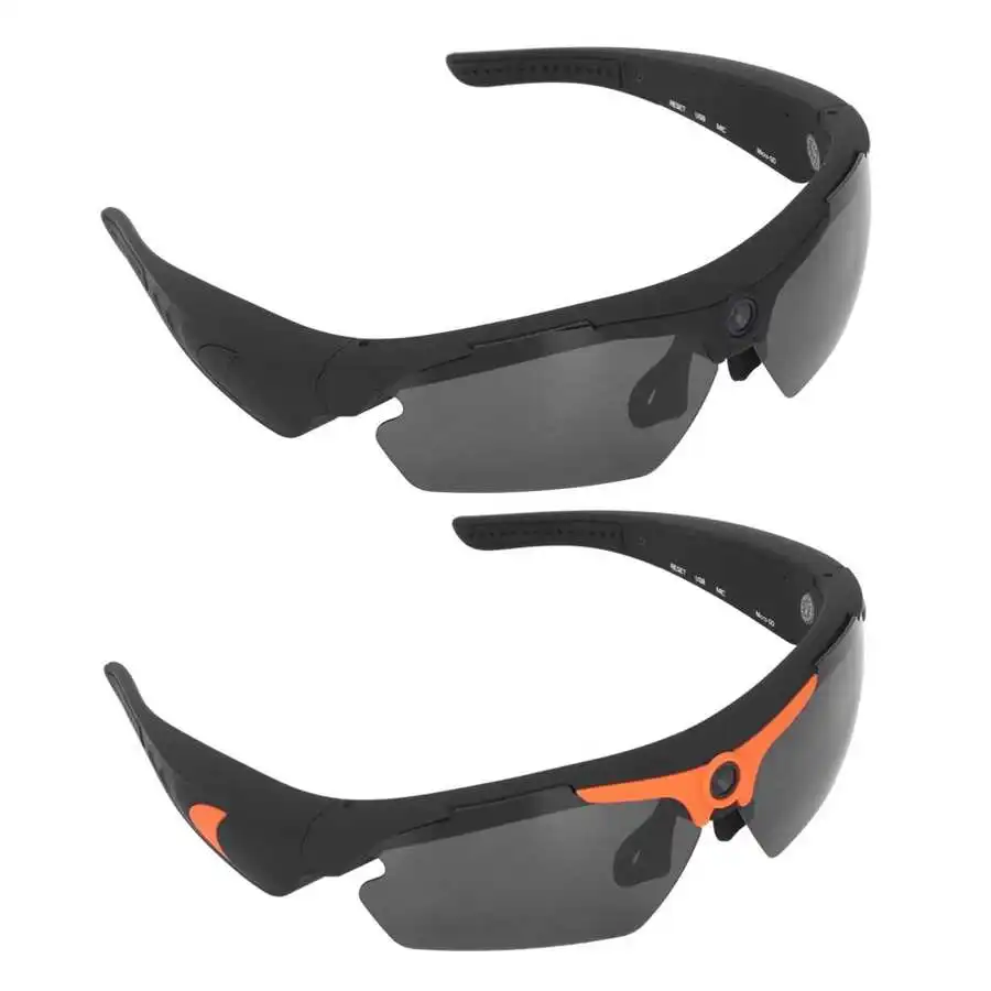 Camera Glasses Video Sunglasses 1080P Full HD Video Recording Shooting Camera Glasses for Cycling Driving Hiking Fishing Hunting