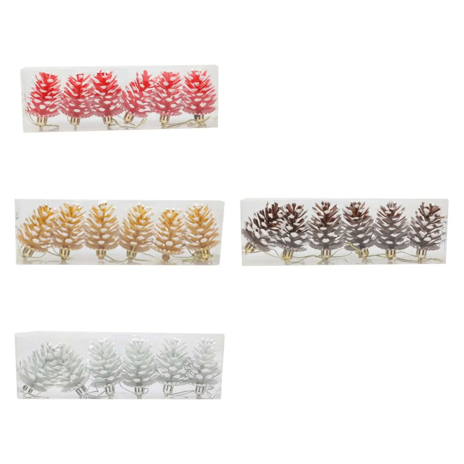 6 uds piñas artificiales regalos para amigos recuerdos de fiesta árbol ...