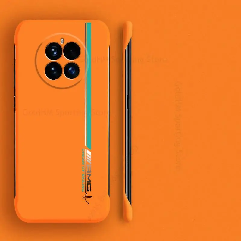 

Чехол для Huawei Mate 50 Pro, безрамочный чехол для телефона карамельных цветов для Mate 50 Pro, жесткий защитный чехол без рамки из поликарбоната для Mate 50 5G