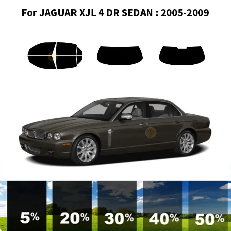 

Precut nanoceramics car UV Window Tint Kit Automotive Window Film For JAGUAR XJL 4 DR SEDAN 2005-2009