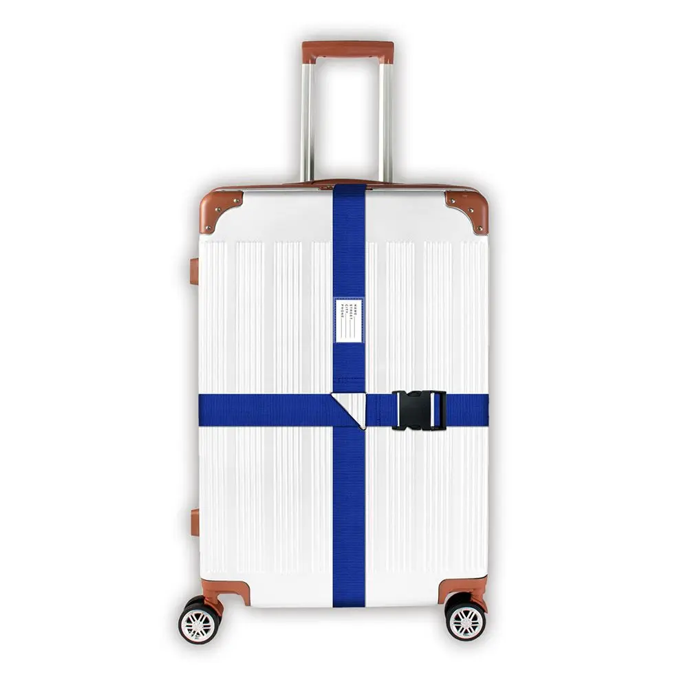 Set di 4 cinghie per valigia da viaggio, set di cinghie per valigia