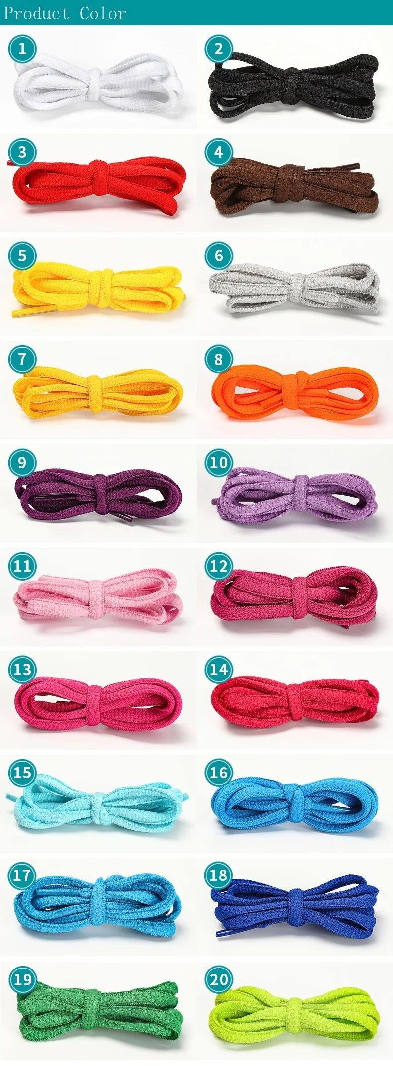 1Pair Unisex Classic 5MM Oval Shoe Laces 20 Color Half Round Athletic ShoeLaces for Sport/Running Shoes Shoe Strings Accessories