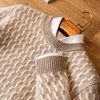 DjzDsm Men's 100% Pure Cashmere Top O-neck High end Warm Cashmere Sweater Casual Sweater Hoodie Autumn/Winter New Collection 3
