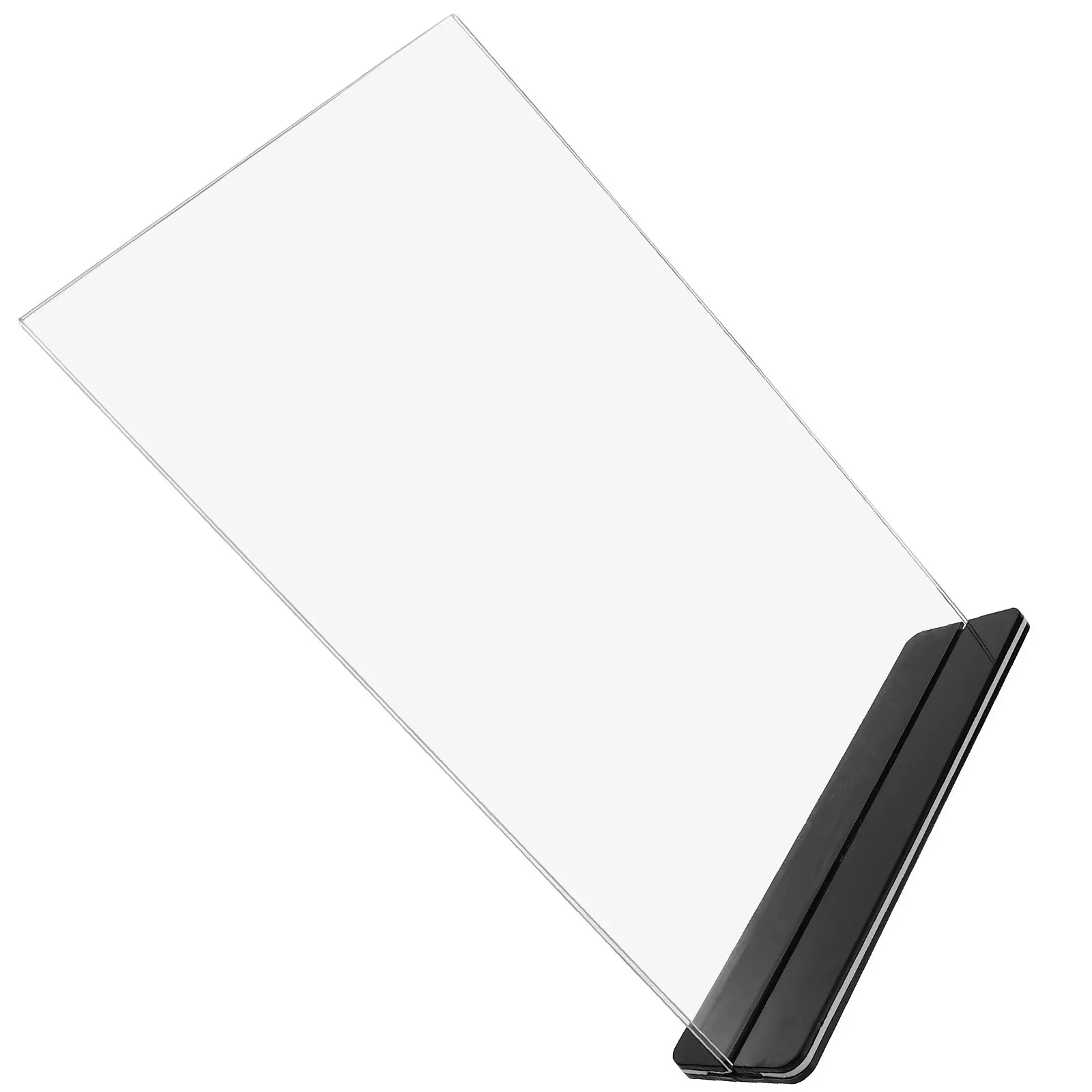 투명 아크릴 사인 홀더 양면 메뉴 디스플레이 스탠드 레스토랑 사무실 매장 전시..