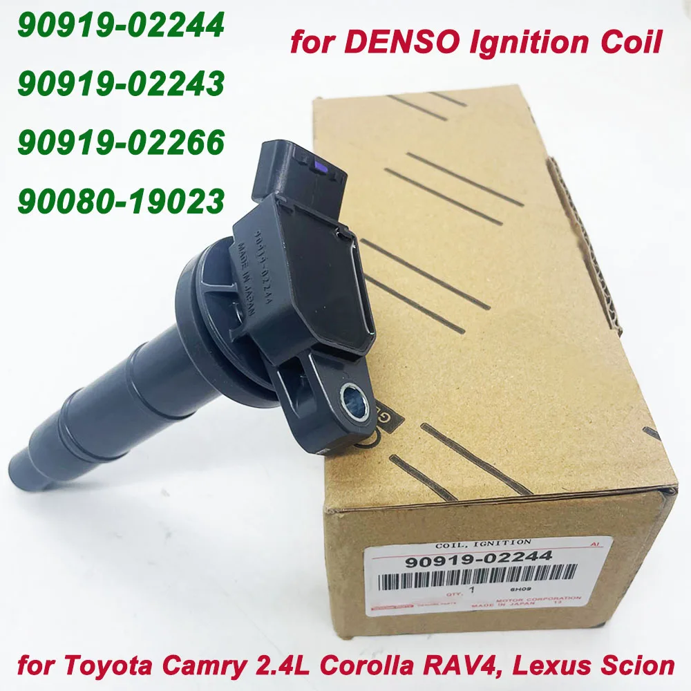 

Для катушек розжига 90919-02244 90919-02266 9091902244 673-1307 для Toyota Camry Highlander Vibe RAV4 Corolla Lexus Scion