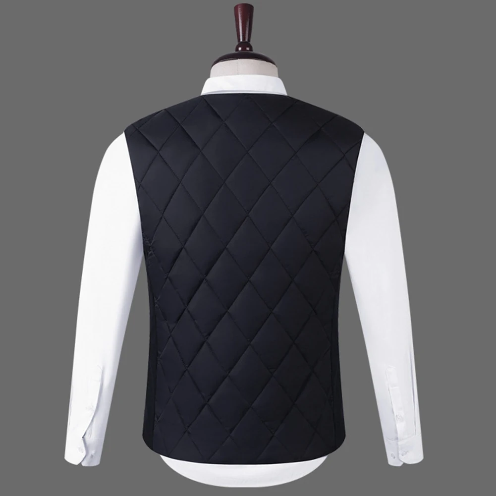 Description Picture 6 of item16 Places Zones Heated Vest 3 Gears Heated Vest Coat USB Charging Thermal Electric Heating Clothing Women Men for Camping Hiking