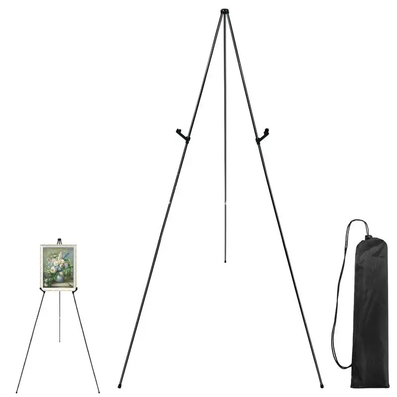 

Painting Easel Portable Art Easels Black Easel Stand For Display Wedding Sign & Poster Adjustable Folding Easel For Painting