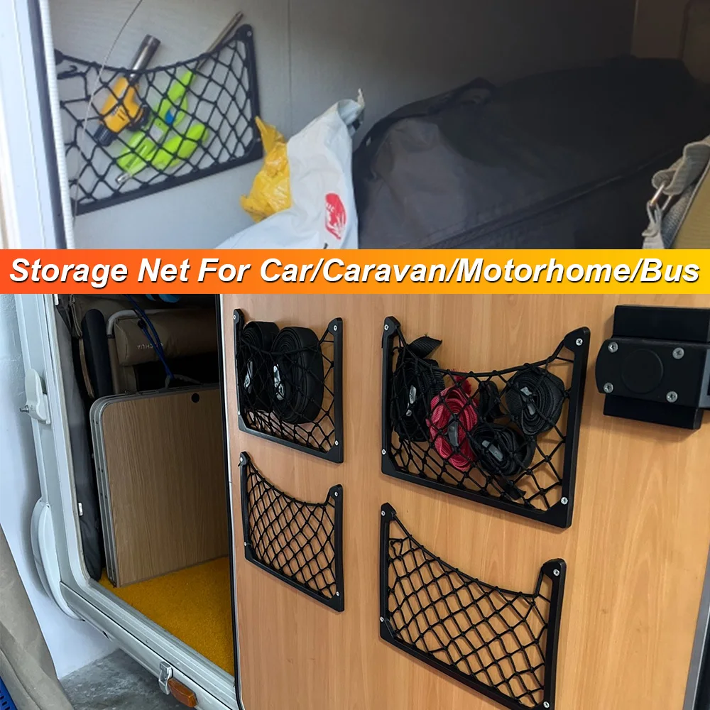 Filet de rangement pour camping-Car, en filet, éla... – Grandado