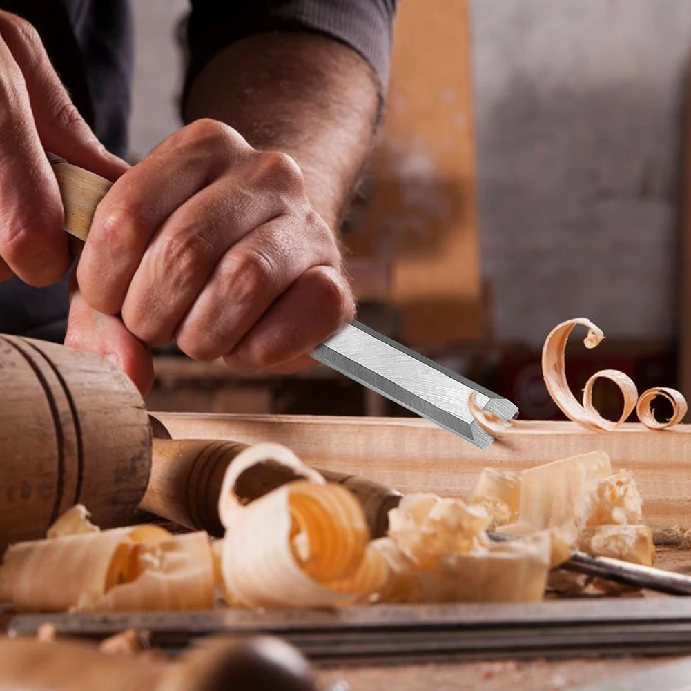 Daltă plată în lemn, sculptură în lemn, instrumente manuale pentru prelucrarea lemnului, dălți, set de dălți pentru sculptură în lemn_voghion.com