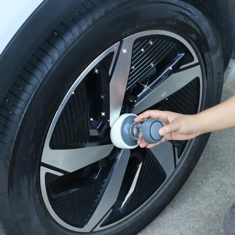 Tire Shine Applicator Wax Dispense Sponge Kit for Tire Dashboard Plastic Dressing Car Paint Protection Coating Sponge Brush