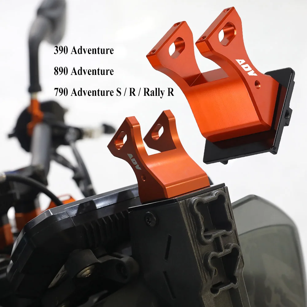 

For 790Adventure 790 Adventure S R Rally R 2019 2020 2021 Motorcycle Accessories CNC Phone GPS Navigation Mount Bracket Holder