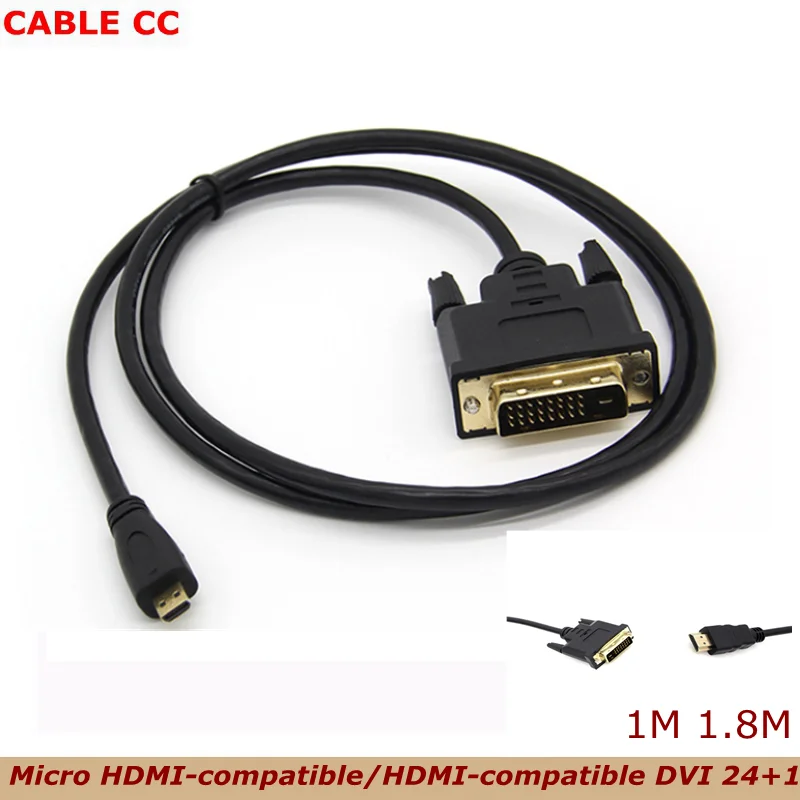 Micro-HDMI-compatible-con-HDMI-HD-compatible-con-DVI-DVI-D-24-1-Pines ...