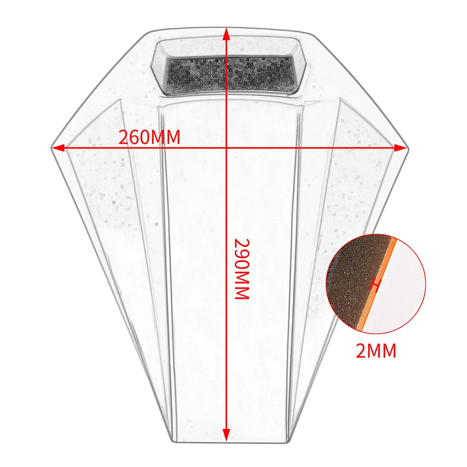 パーツ RC390 PILLION SEAT COVER KTM Pillion Seat Cover RC 390 2022-2024 - KTM Twins