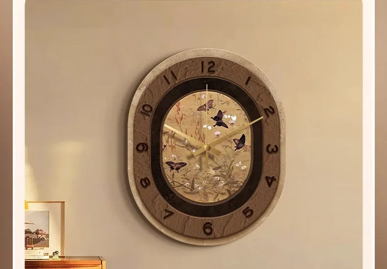Maillard Antike Wanduhr zum Aufhängen, französischer Stil, Esszimmer, Sitzen, Wohnzimmer, dekorative Malerei, Uhren, Heimdekoration – Detail 7