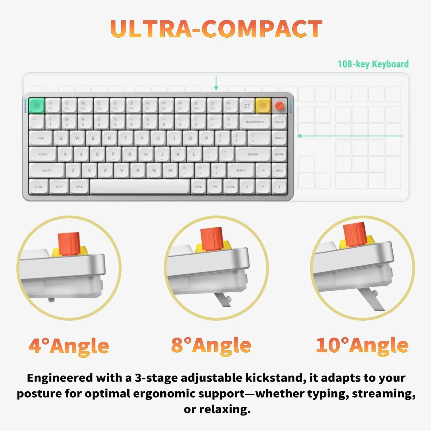 Nuphy® Nuphy Air75 V3 Wireless Low-Profile Mechanical Keyboard