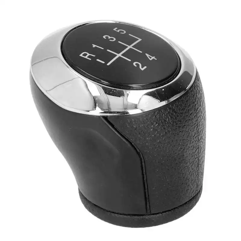 Car Interior Accessory Gear Knob 5 Speed Gear Shift Lever Knob Head Abs