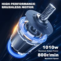 36mm Brushless Rotary Hammer Drill 2-Mode Cordless Electric Hammer Drill Handheld Power Tool For Makita 18V Battery(No Battery) 2