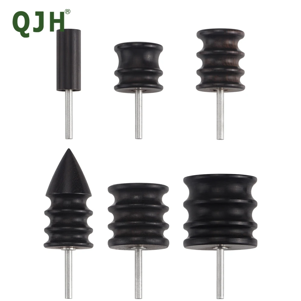 Leather Burnished Bits for Rotary Burnisher Tools PU Leather Burnishing Tool Tips for Clean Edges of DIY Crafts Projects