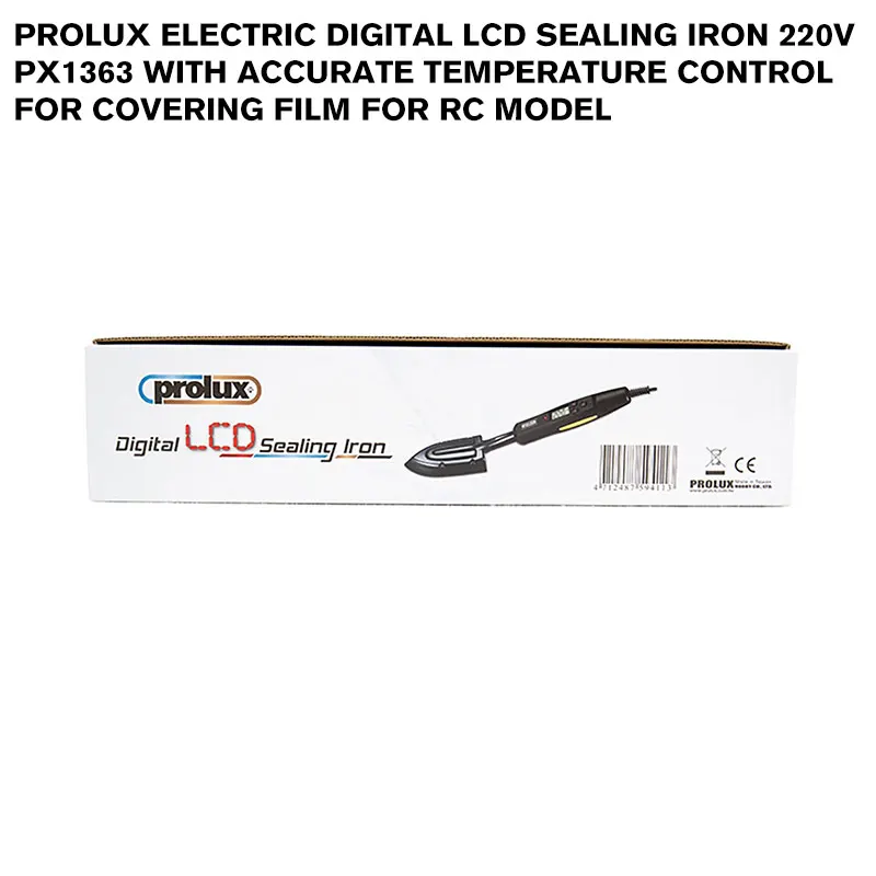 Prolux Electric Digital Lcd Sealing Iron 220V PX1363 With Accurate Temperature Control For Covering Film for rc model