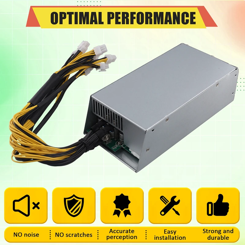 APW3+-12-1600W PSU 전원 공급 장치 Goldshell Ant AC-DC PSU-ABFB용 Bitmain용 마이닝 PSU