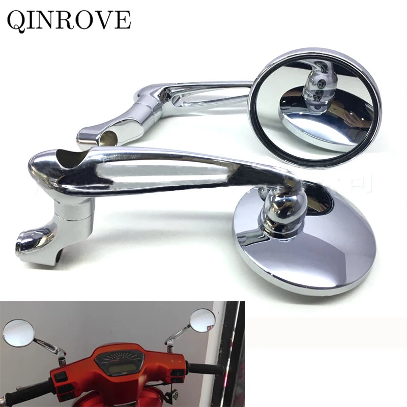

Motorcycle Rearview Mirrors 8/10MM Cafe Racer Aluminum ABS Mirror Universal For Benelli 752S YBR 125 MT 07 XVS 650 950 CFMOTO