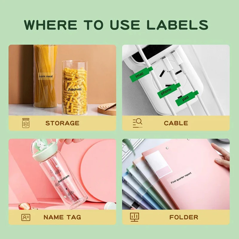 Niimbot Transparent Label For D11 D110 Mini Portable Thermal Printer Self-adhesive Waterproof Anti-Oil Label Price Tag Sticker label paper,thermal label paper,adhesive label sticker
