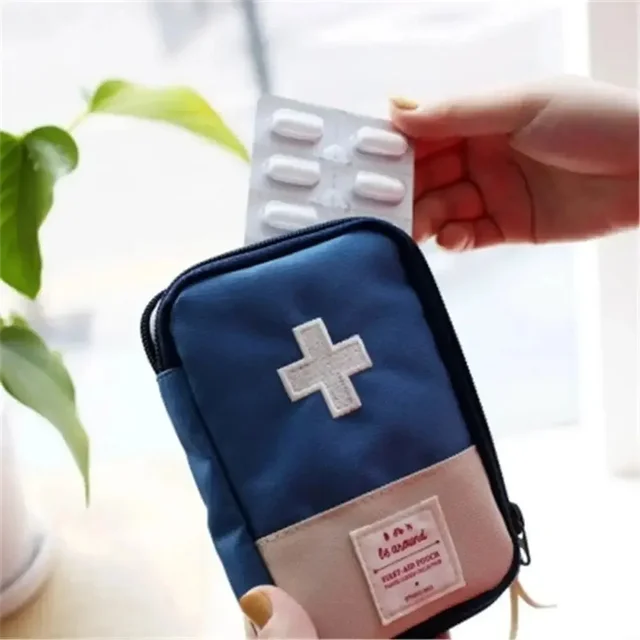 Petite trousse de premiers soins à domicile, stockage de médicaments à domicile, voyage en plein air, Mini petite boîte Portable, trousse de premiers soins médicaux 6