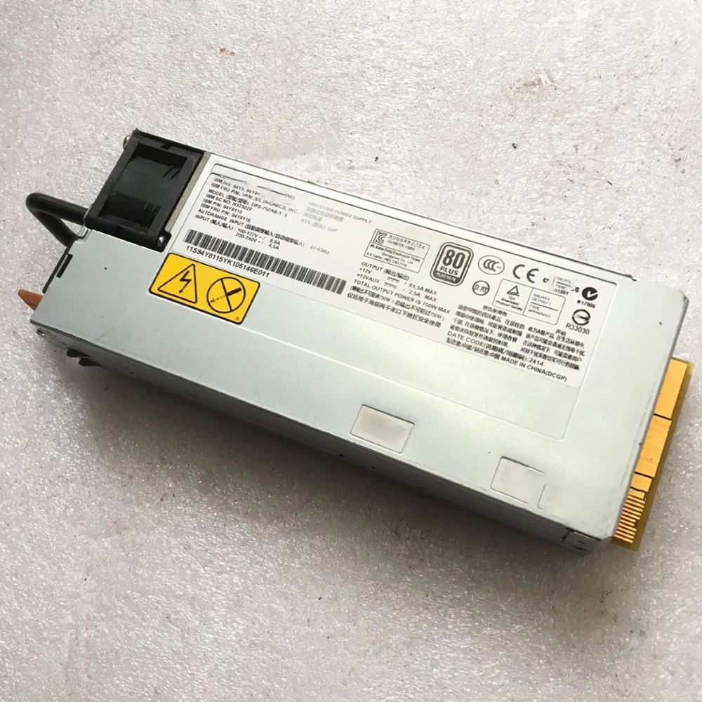 X3500 X3630 M4 전원 공급 장치 750W 69Y5871 69Y5740 DPS-750AB-1 A