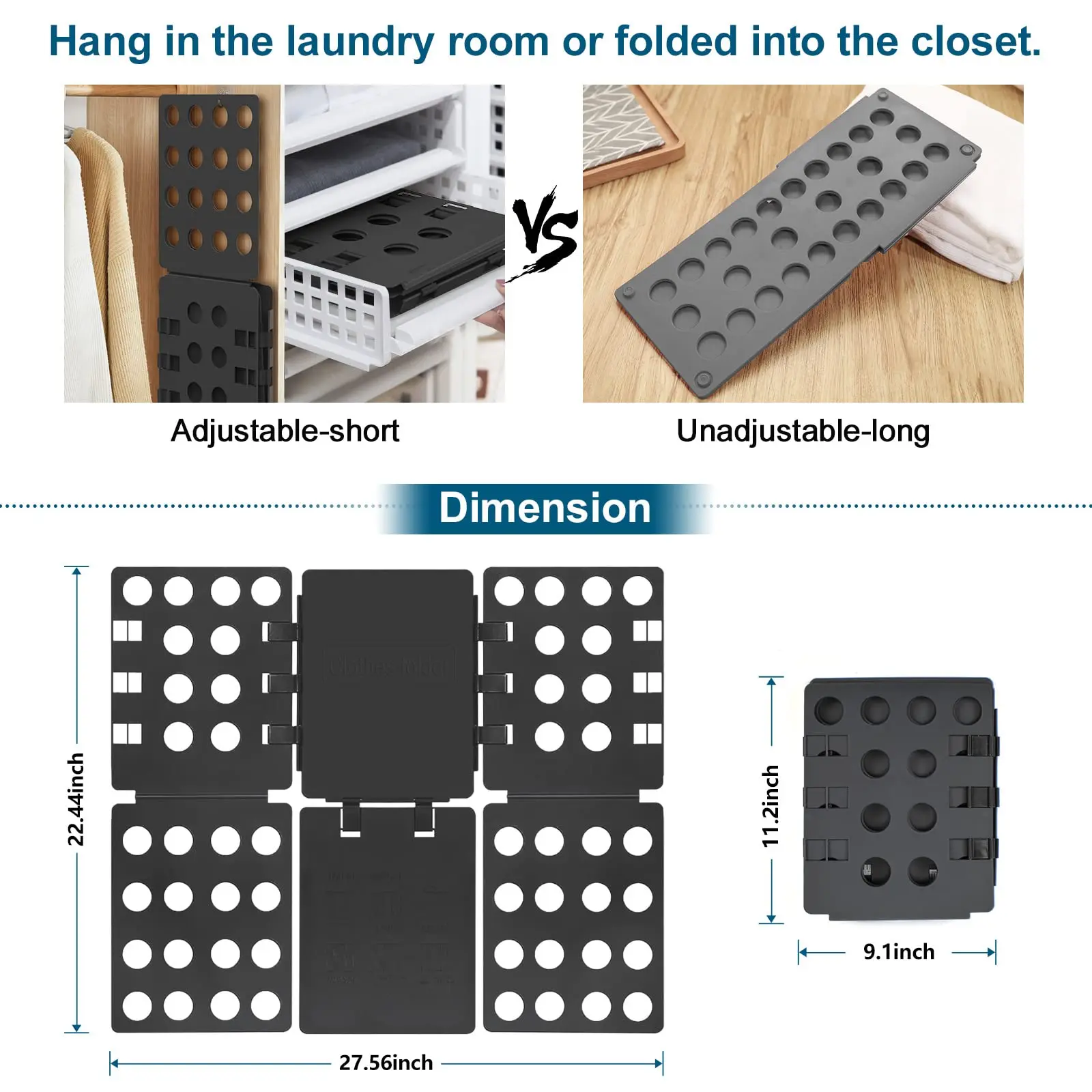 Clothes Folding Board Plastic T shirt Laundry Folder Clothes Garment Organizer Easy and Fast for Kid Children Adults 3