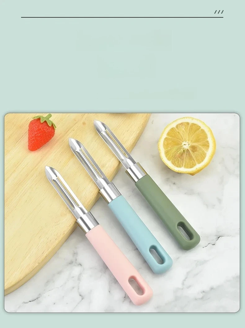 Multifunktionaler rotierender Gemüseschäler für Kartoffeln, Karotten, Apfel, rutschfest, ergonomisches Küchenwerkzeug, Obstschneider, Haushaltsgerät – Detail 1