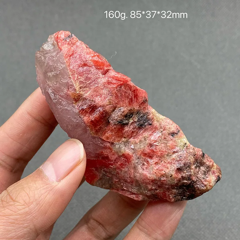 100%Natural Quartz Rhodochrosite and Purple Fluorite Pyrite Mineral Crystal Specimen from Guangxi Province,China