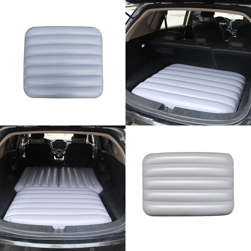 Car Trunk Mattress Travel Folding Inflatable Bed Cushion Leveling Mat Vehicle Accessories Rear Seat Inflatable Sleeping Mattress